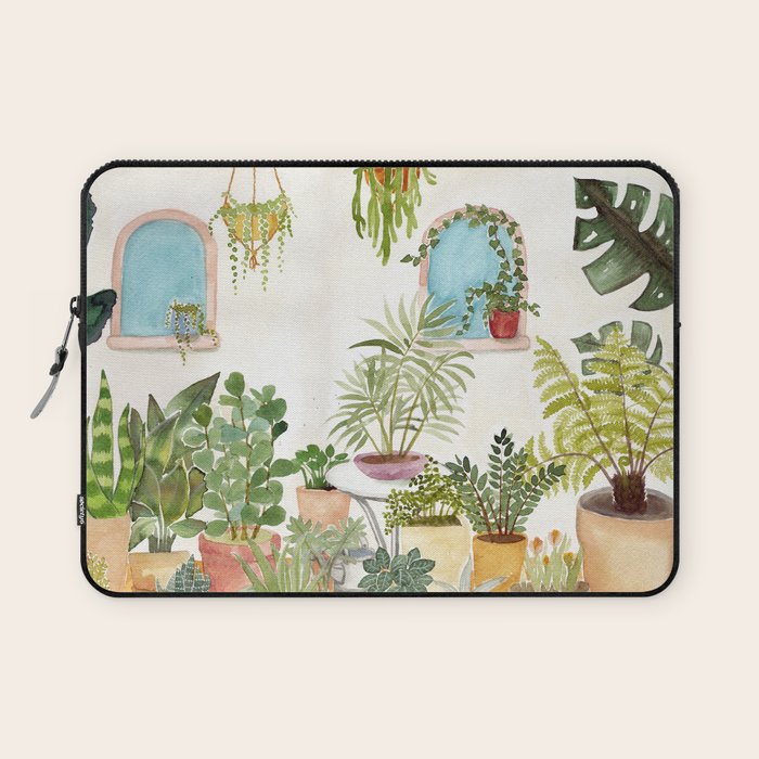 plant lady Laptop Sleeve Gallery Image 1