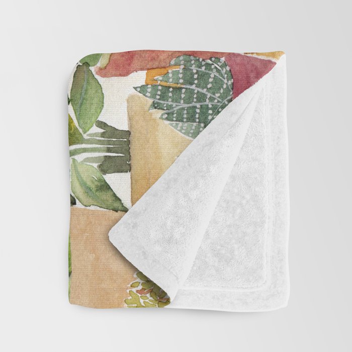 plant lady Throw Blanket Gallery Image 3