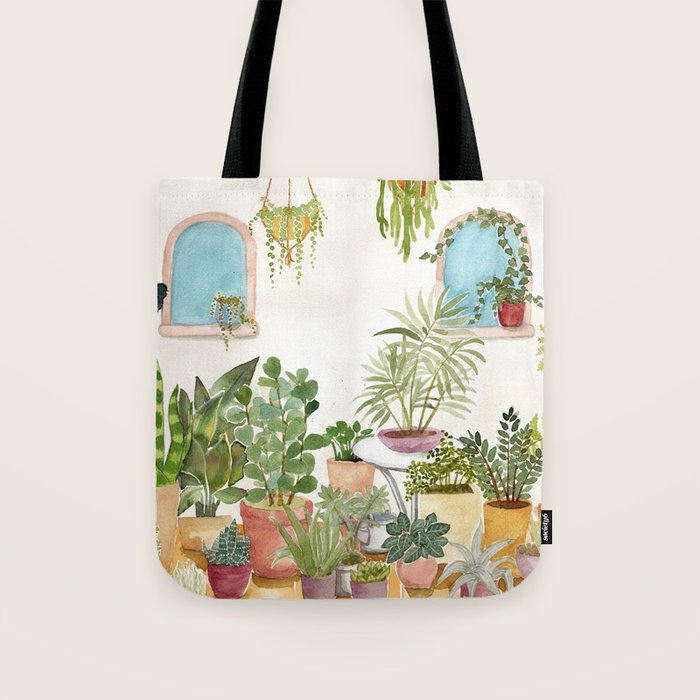 plant lady Tote Bag Gallery Image 1