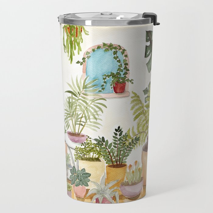 plant lady Travel Mug Gallery Image 2