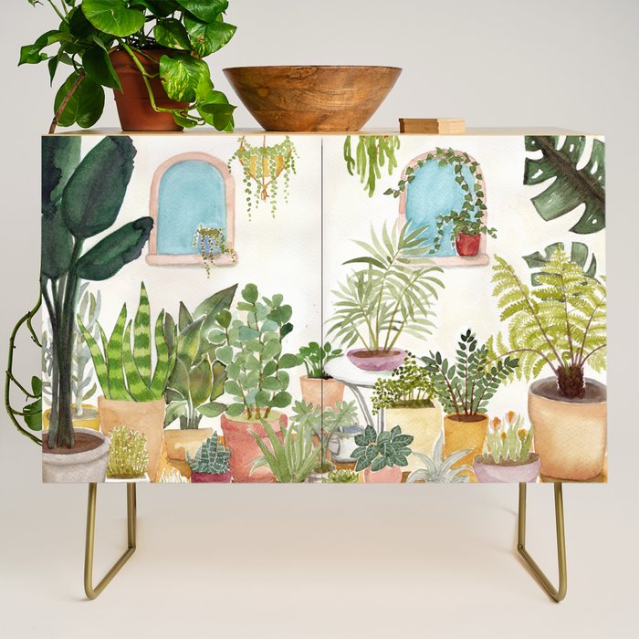 plant lady Credenza Gallery Image 1