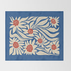 Paris: Flower Market Summer Color Series 01 Throw Blanket Gallery Image 2