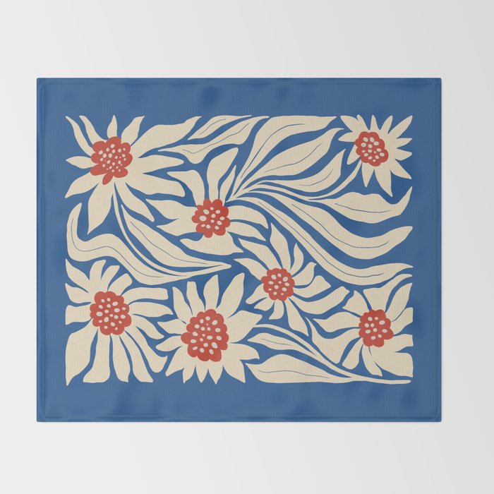 Paris: Flower Market Summer Color Series 01 Throw Blanket Gallery Image 2