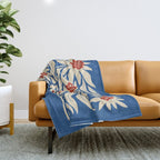 Paris: Flower Market Summer Color Series 01 Throw Blanket Gallery Image 1