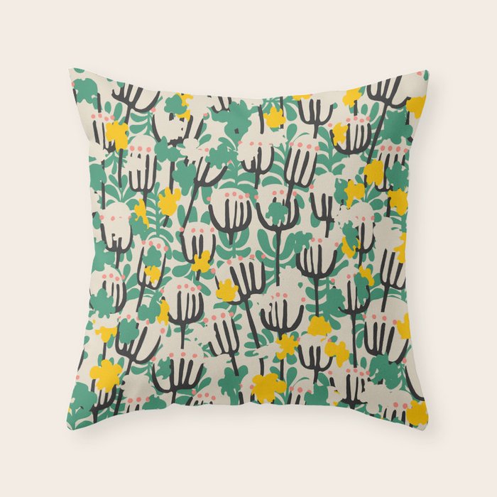 BAZAAR MAXIMA BLOSSOM Throw Pillow Gallery Image 6