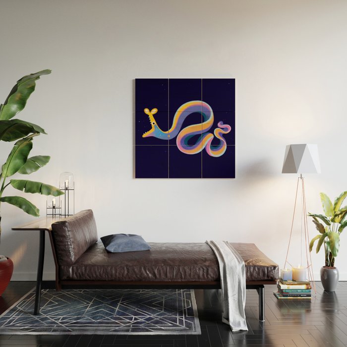 Blue ribbon eel Wood Wall Art Gallery Image 2