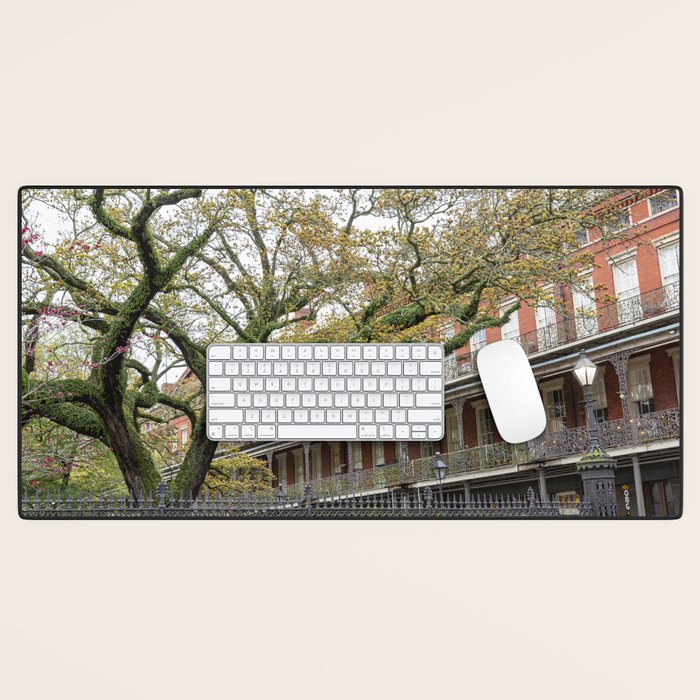 New Orleans Jackson Square Photography Desk Mat Gallery Image 1