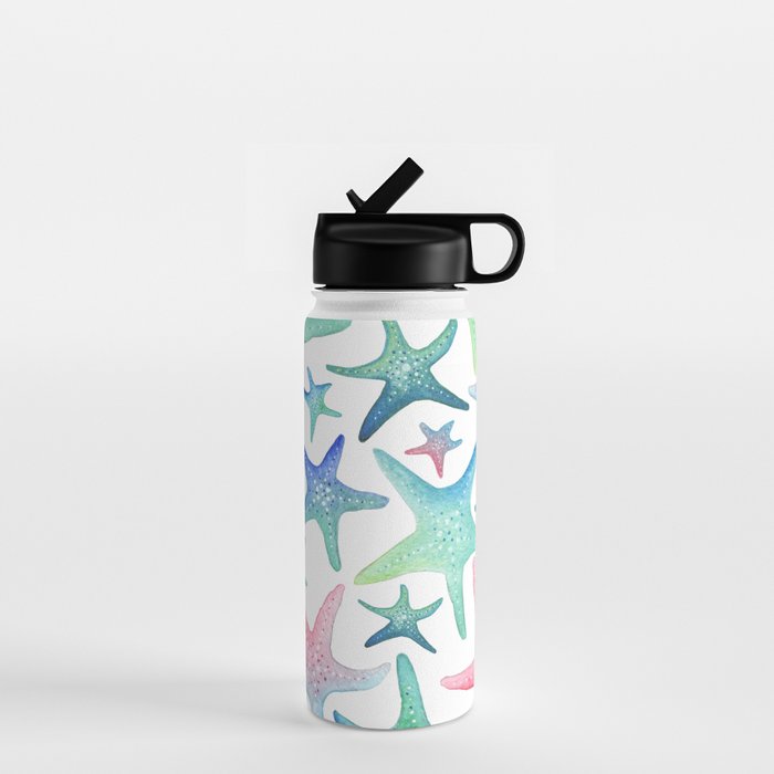 Starfish Pattern Water Bottle Gallery Image 1