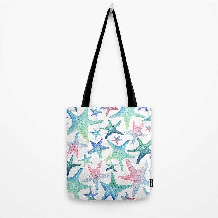 Starfish Pattern Tote Bag Gallery Image 2