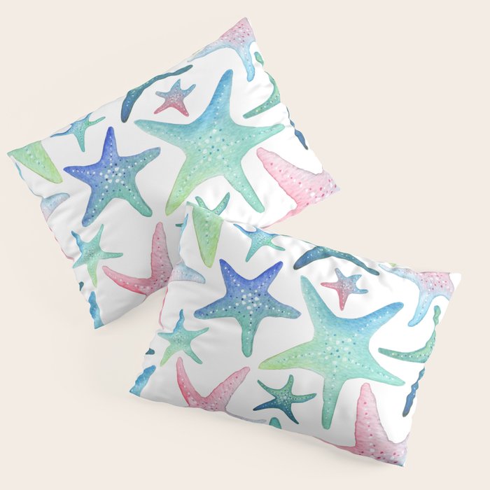 Starfish Pattern Pillow Sham