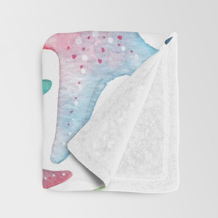 Starfish Pattern Throw Blanket Gallery Image 3