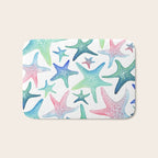 Starfish Pattern Bath Mat Gallery Image 1