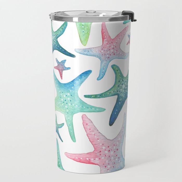 Starfish Pattern Travel Mug Gallery Image 2