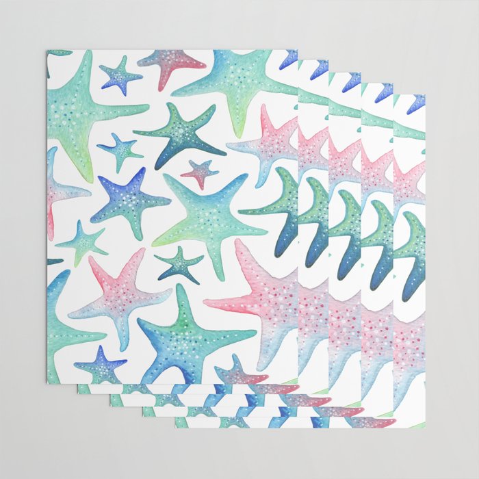 Starfish Pattern Wrapping Paper Gallery Image 3