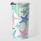 Starfish Pattern Travel Mug Gallery Image 3