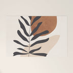 Abstract Art  Minimal Plant 12 Welcome Mat Gallery Image 1