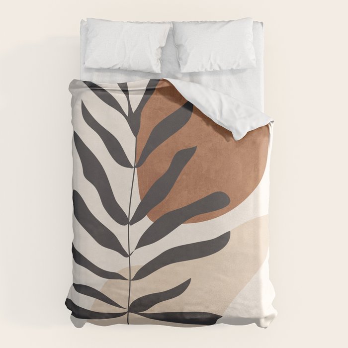 Abstract Art  Minimal Plant 12 Duvet Cover Gallery Image 6