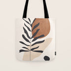 Abstract Art  Minimal Plant 12 Tote Bag Gallery Image 1