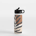 Abstract Art  Minimal Plant 12 Water Bottle Gallery Image 1