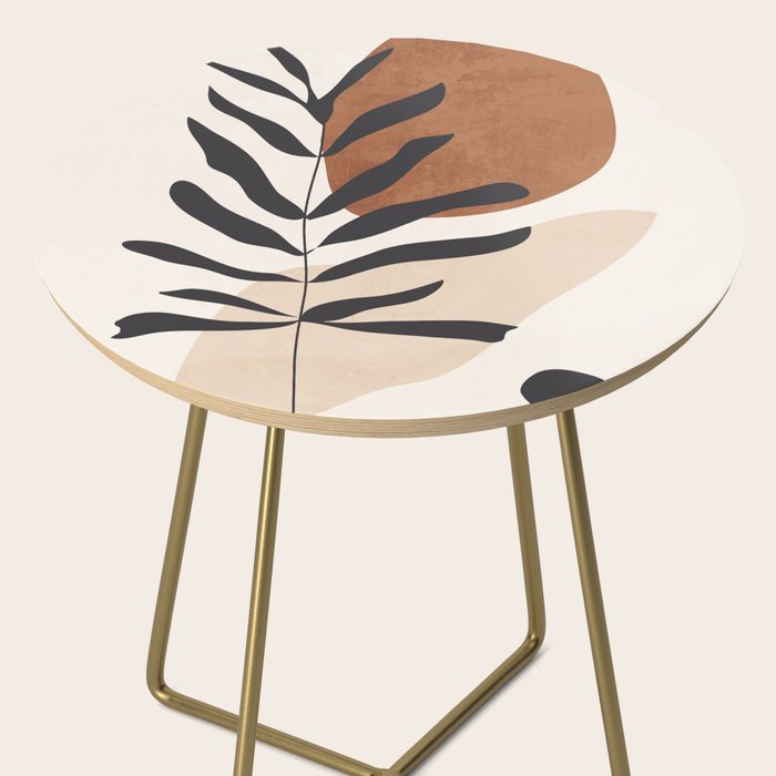Abstract Art  Minimal Plant 12 Side Table Gallery Image 2