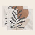 Abstract Art  Minimal Plant 12 Placemat Gallery Image 1