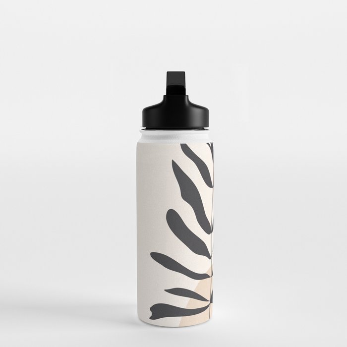 Abstract Art  Minimal Plant 12 Water Bottle Gallery Image 3