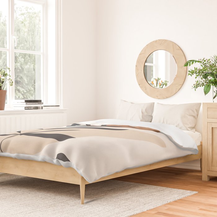 Abstract Art  Minimal Plant 12 Duvet Cover Gallery Image 2
