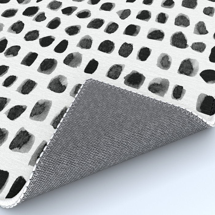 Dots (Black) Rug Gallery Image 4
