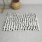 Dots (Black) Rug Gallery Image 1