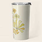 be kind like sunshine // retro surf art by surfy birdy Travel Mug Gallery Image 2