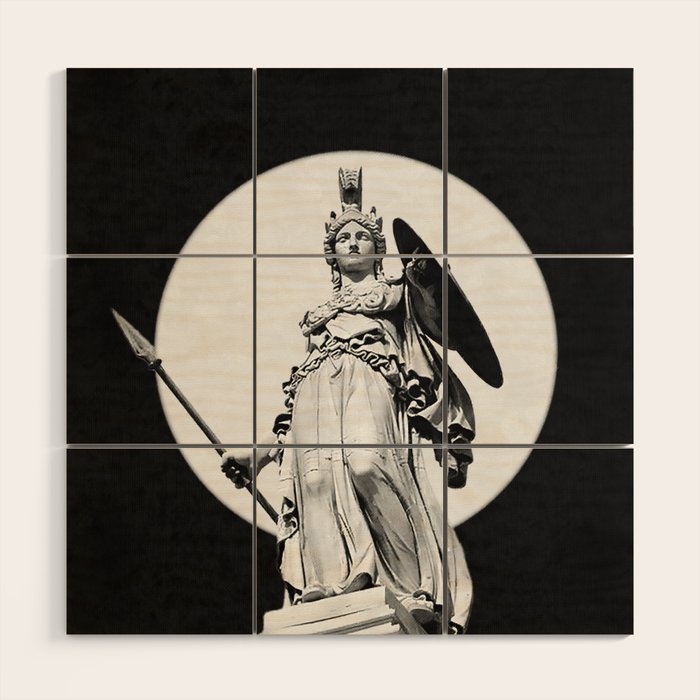 Goddess Athena Wood Wall Art Gallery Image 1