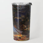 Tom Thomson Campfire 1916 Canadian Landscape Artist Travel Mug Gallery Image 2