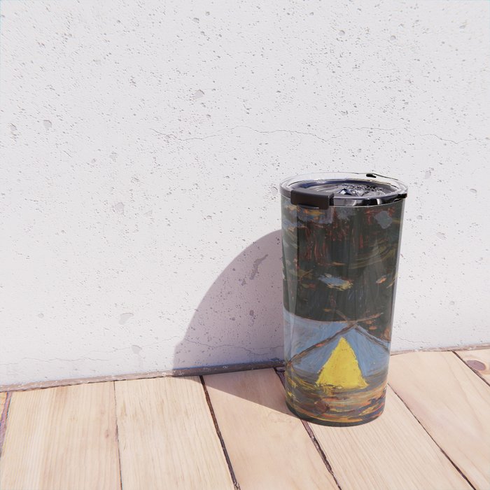 Tom Thomson Campfire 1916 Canadian Landscape Artist Travel Mug Gallery Image 4