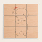 Love Yourself Ele 2 Wood Wall Art Gallery Image 1