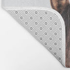 peekaboo horse, bw horse print, horse photo, equestrian, equestrian photo, equestrian decor Bath Mat Gallery Image 2
