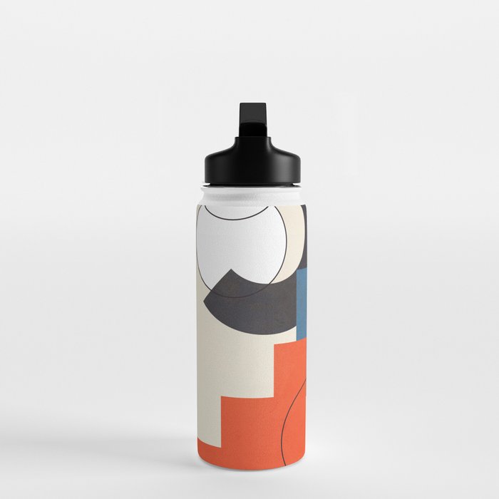Colorful Shape Geometry 04 Water Bottle Gallery Image 3