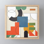 Colorful Shape Geometry 04 Mini Art Print Gallery Image 1