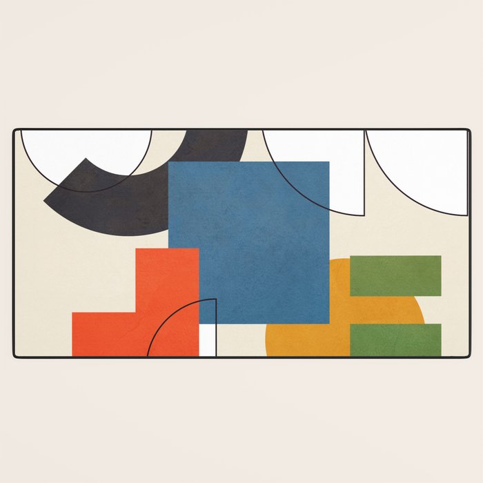 Colorful Shape Geometry 04 Desk Mat Gallery Image 3