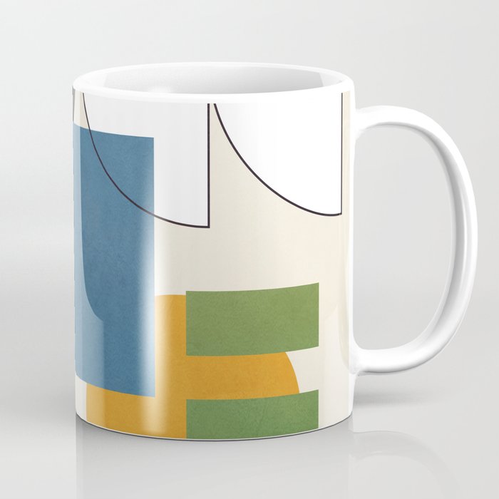 Colorful Shape Geometry 04 Coffee Mug Gallery Image 1