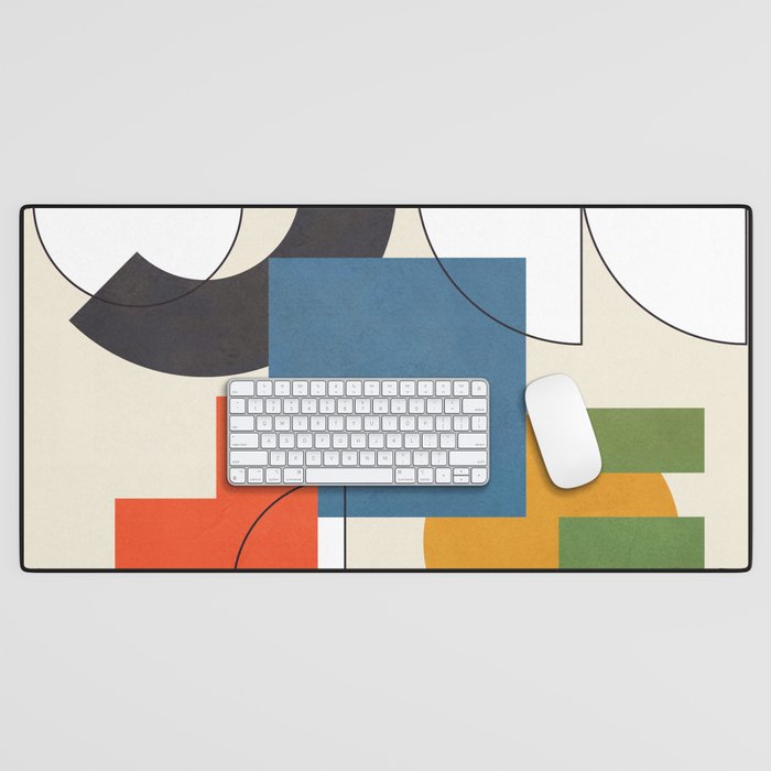 Colorful Shape Geometry 04 Desk Mat Gallery Image 1