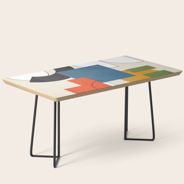 Colorful Shape Geometry 04 Coffee Table Gallery Image 1