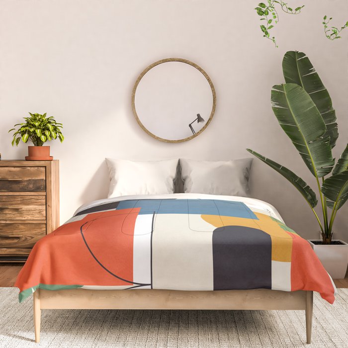 Colorful Shape Geometry 04 Comforter Gallery Image 3