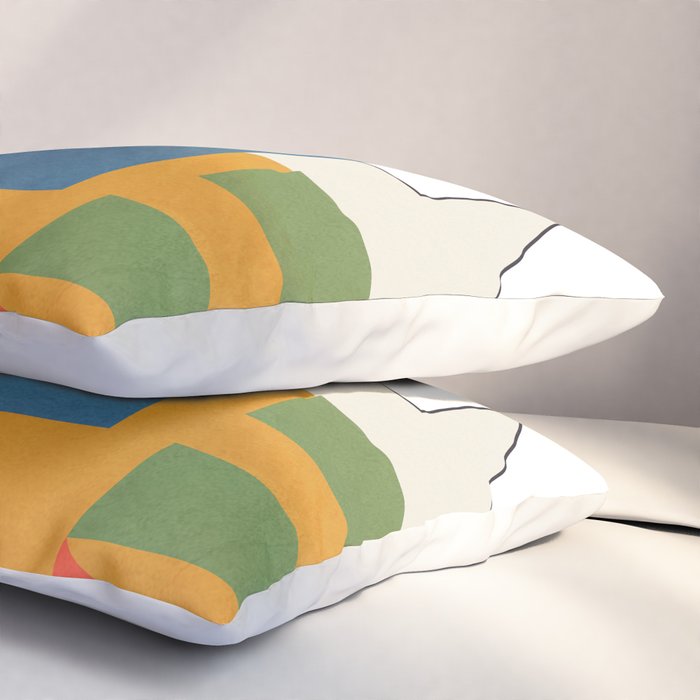 Colorful Shape Geometry 04 Pillow Sham Gallery Image 3