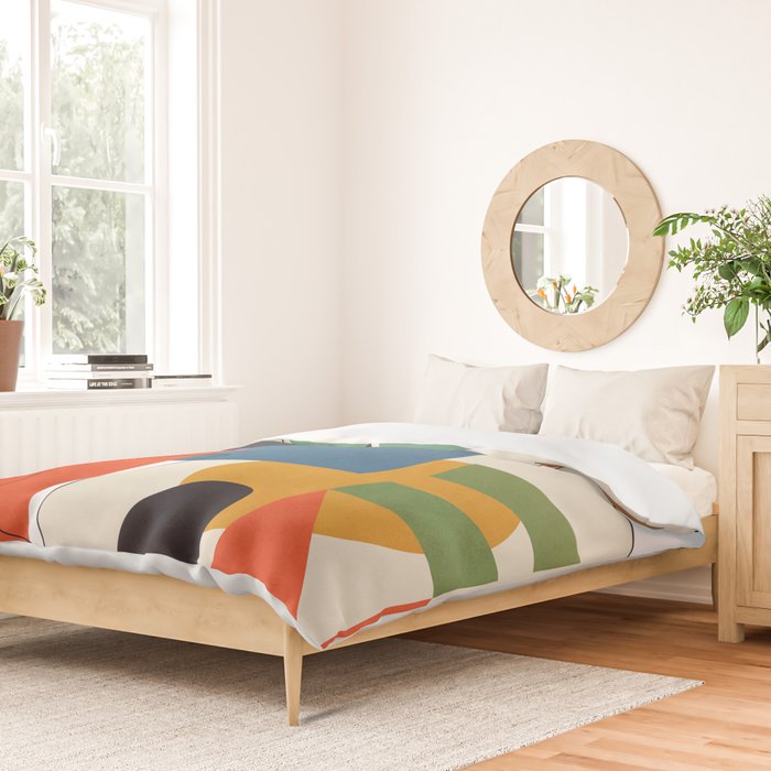 Colorful Shape Geometry 04 Duvet Cover Gallery Image 2