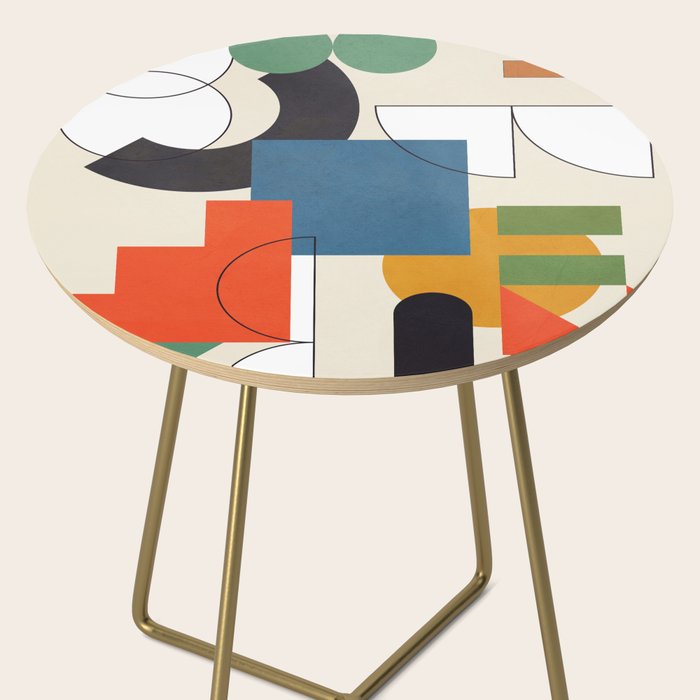 Colorful Shape Geometry 04 Side Table Gallery Image 2