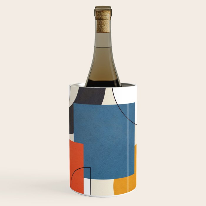 Colorful Shape Geometry 04 Wine Chiller Gallery Image 1