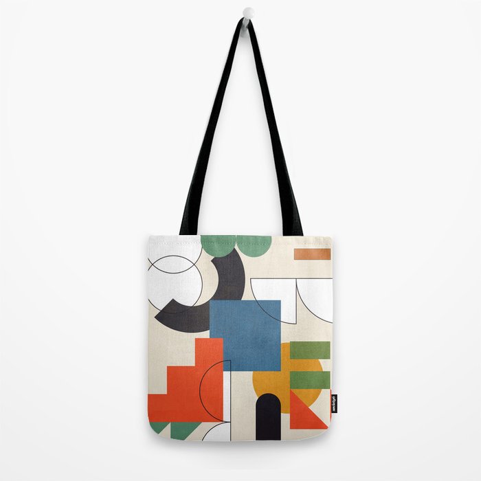 Colorful Shape Geometry 04 Tote Bag Gallery Image 2