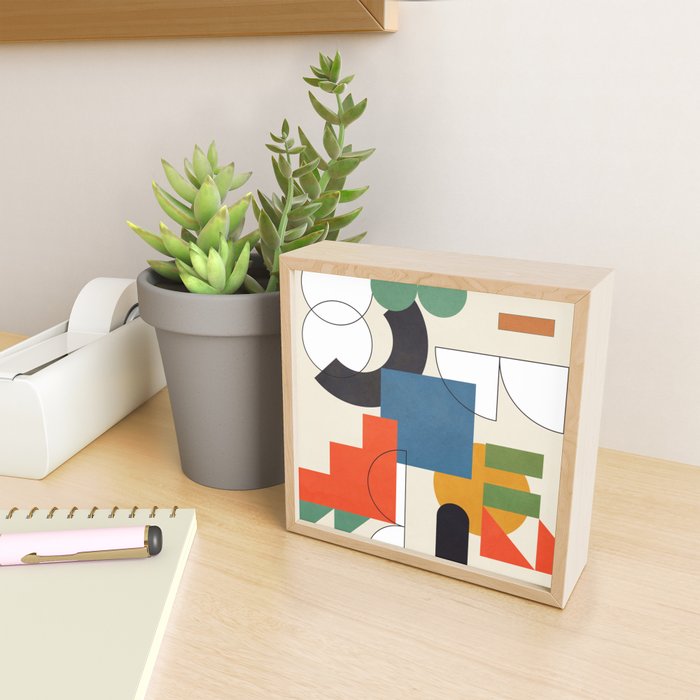 Colorful Shape Geometry 04 Mini Art Print Gallery Image 2