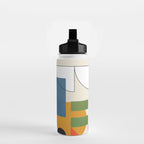 Colorful Shape Geometry 04 Water Bottle Gallery Image 2