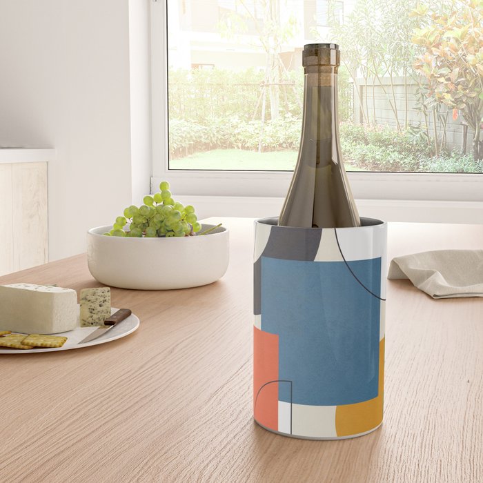 Colorful Shape Geometry 04 Wine Chiller Gallery Image 4